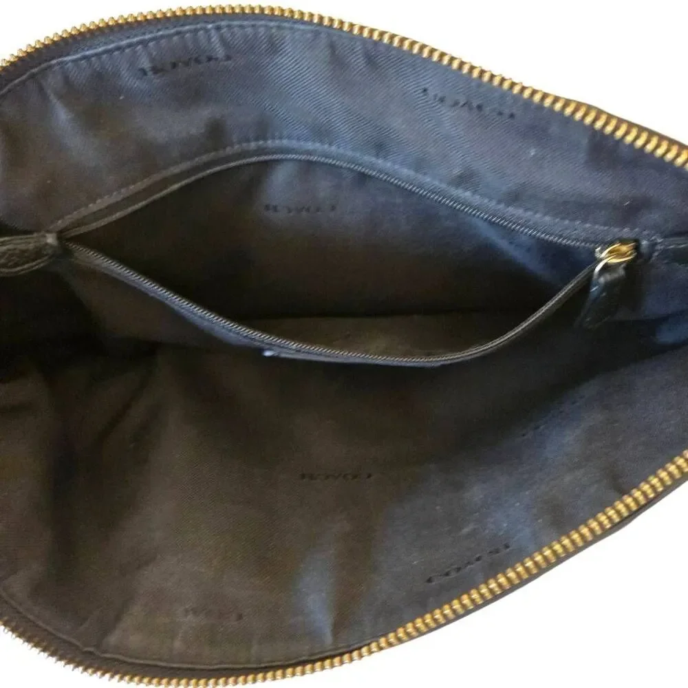 Coach Black Pebbled Leather Kelsey Satchel or Crossbody Purse